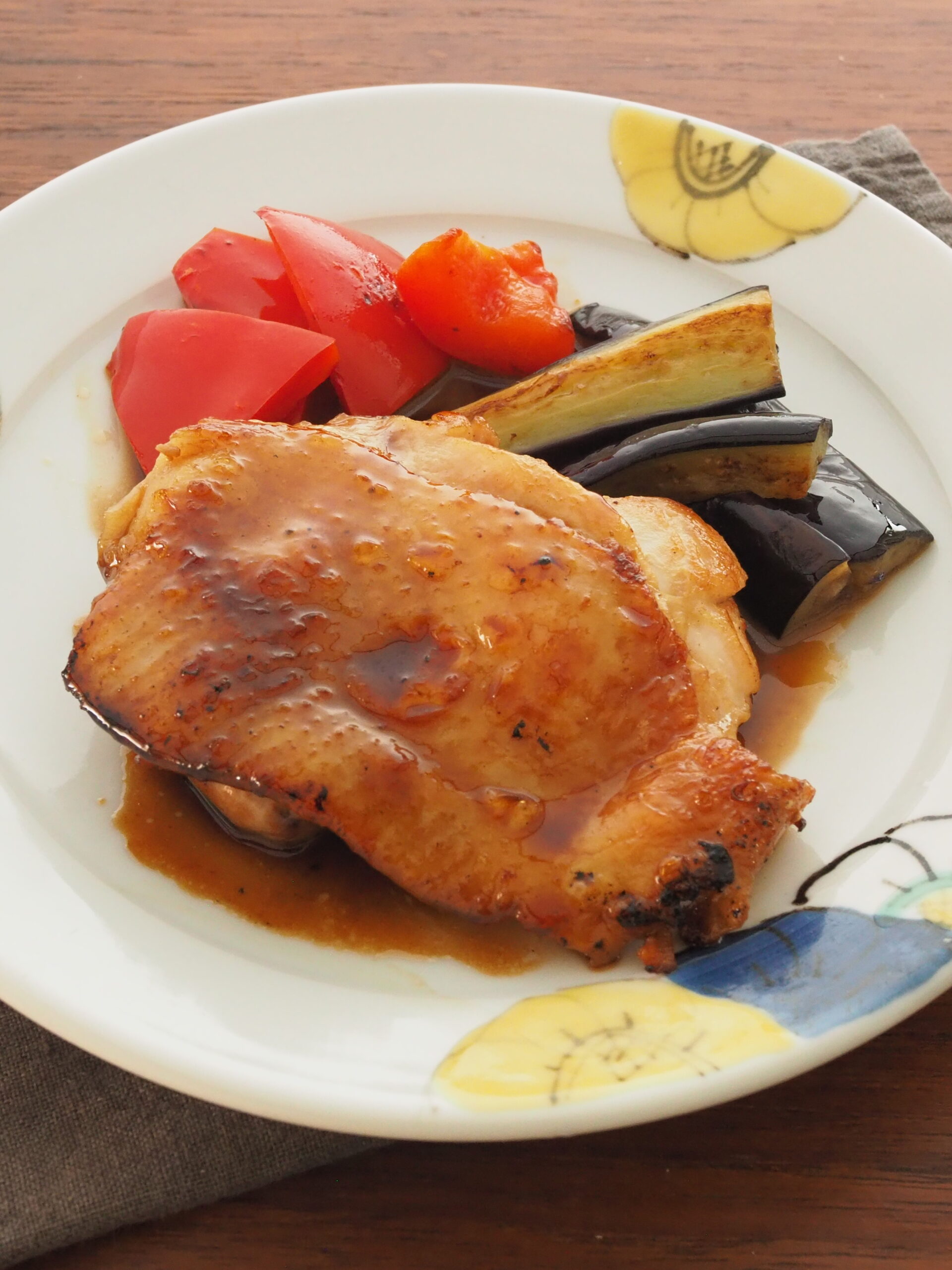 チキンと夏野菜のさっぱりソテー