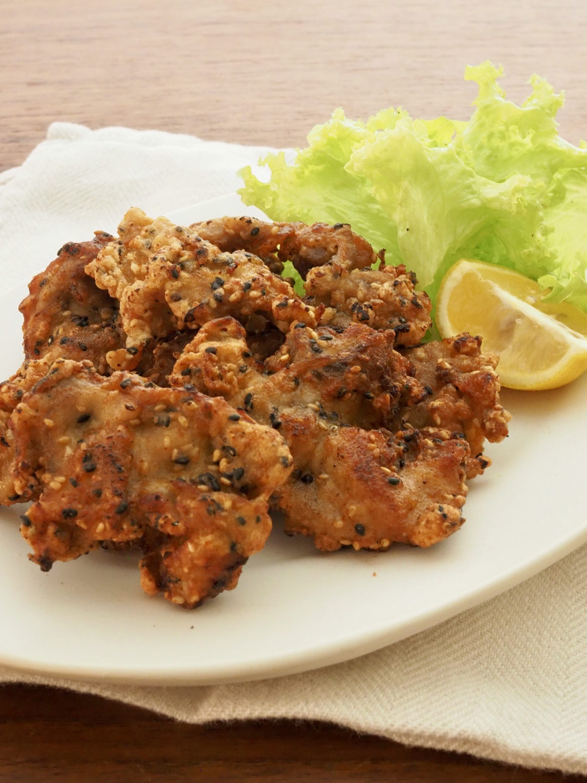 豚の香ばしごま唐揚げ