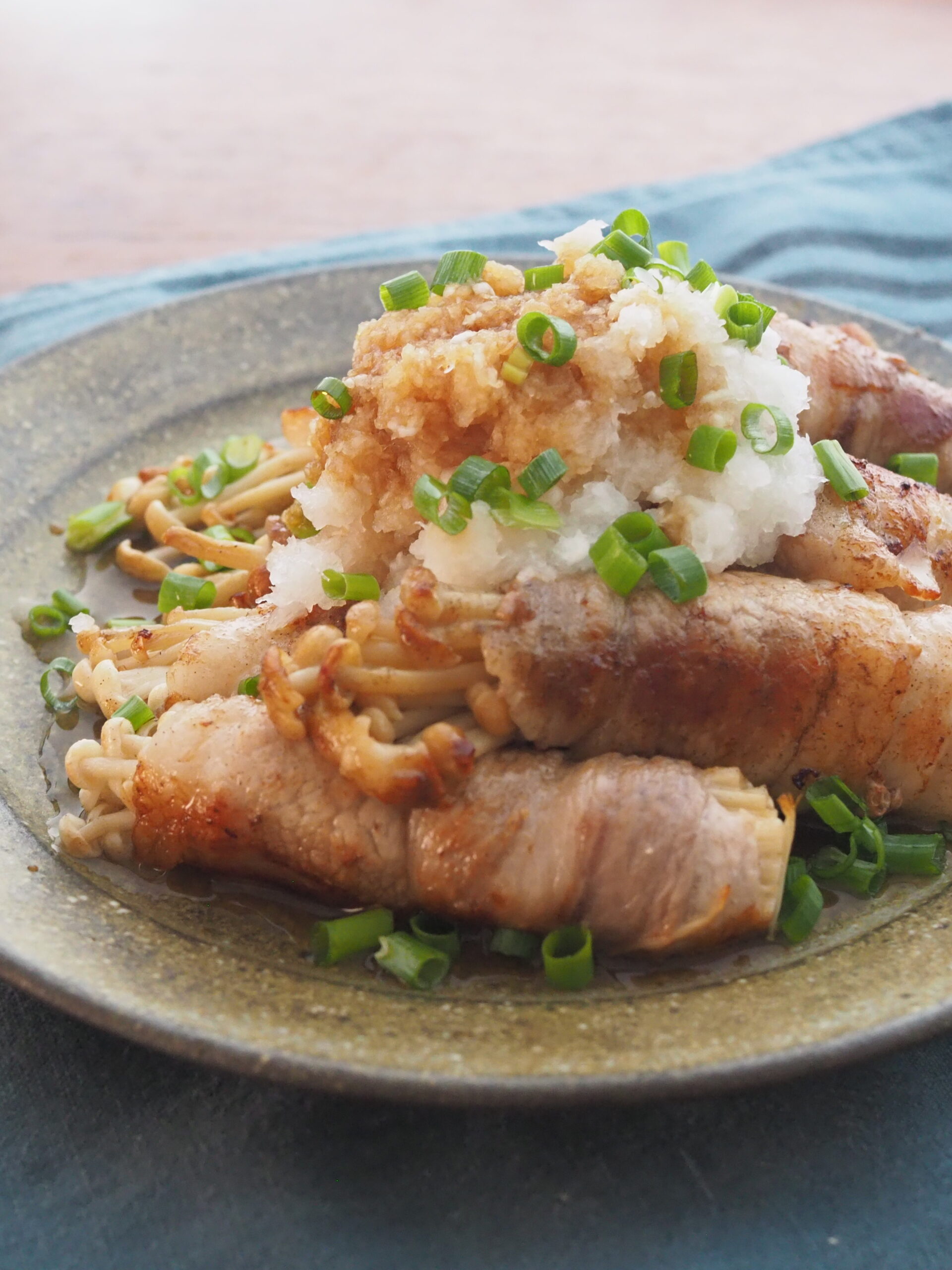 えのきの肉巻きおろしポン酢