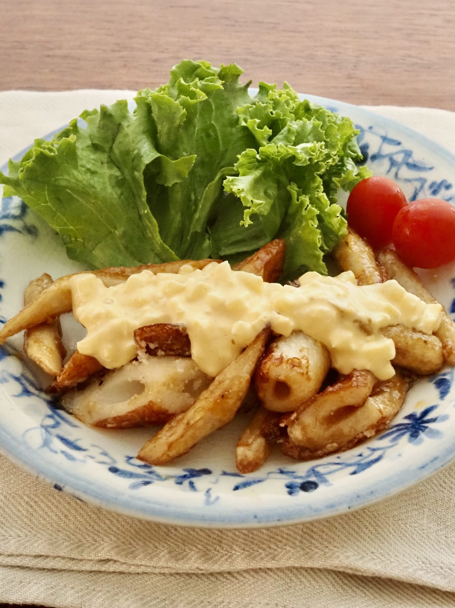 ちくわとごぼうの甘辛タルタルソース