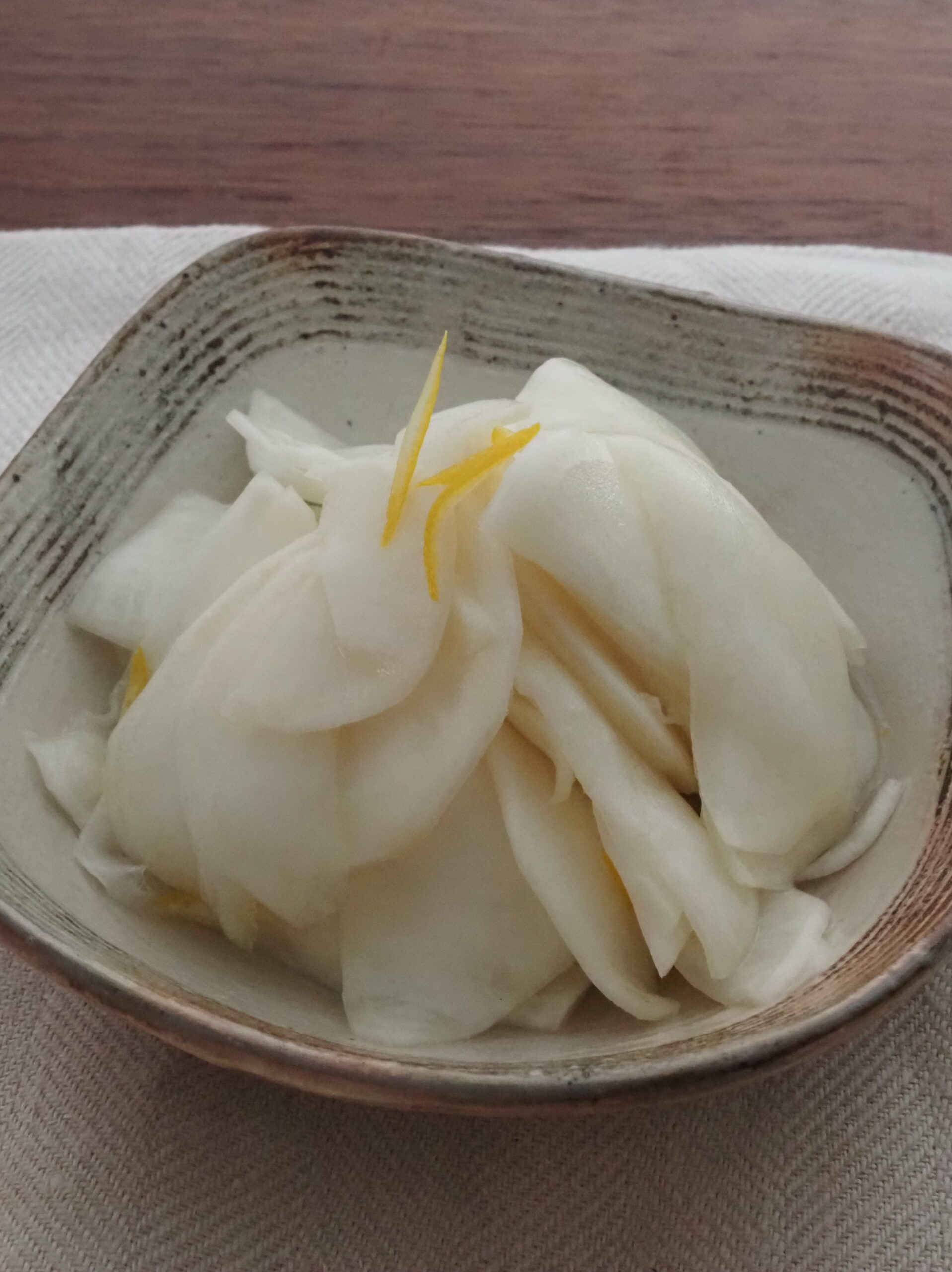 かぶとゆずのさっぱり即席漬け
