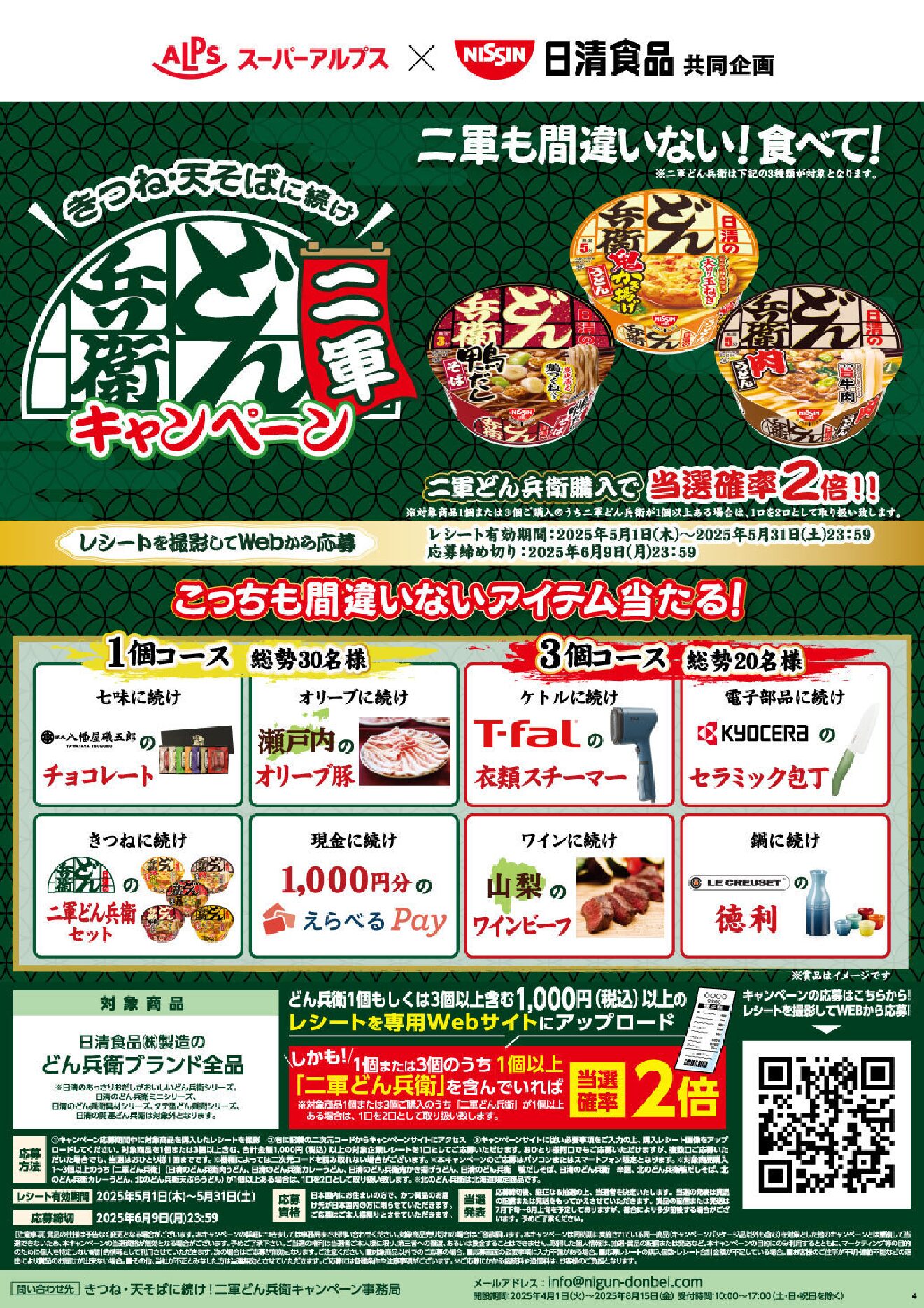 スーパーアルプス×日清食品共同企画