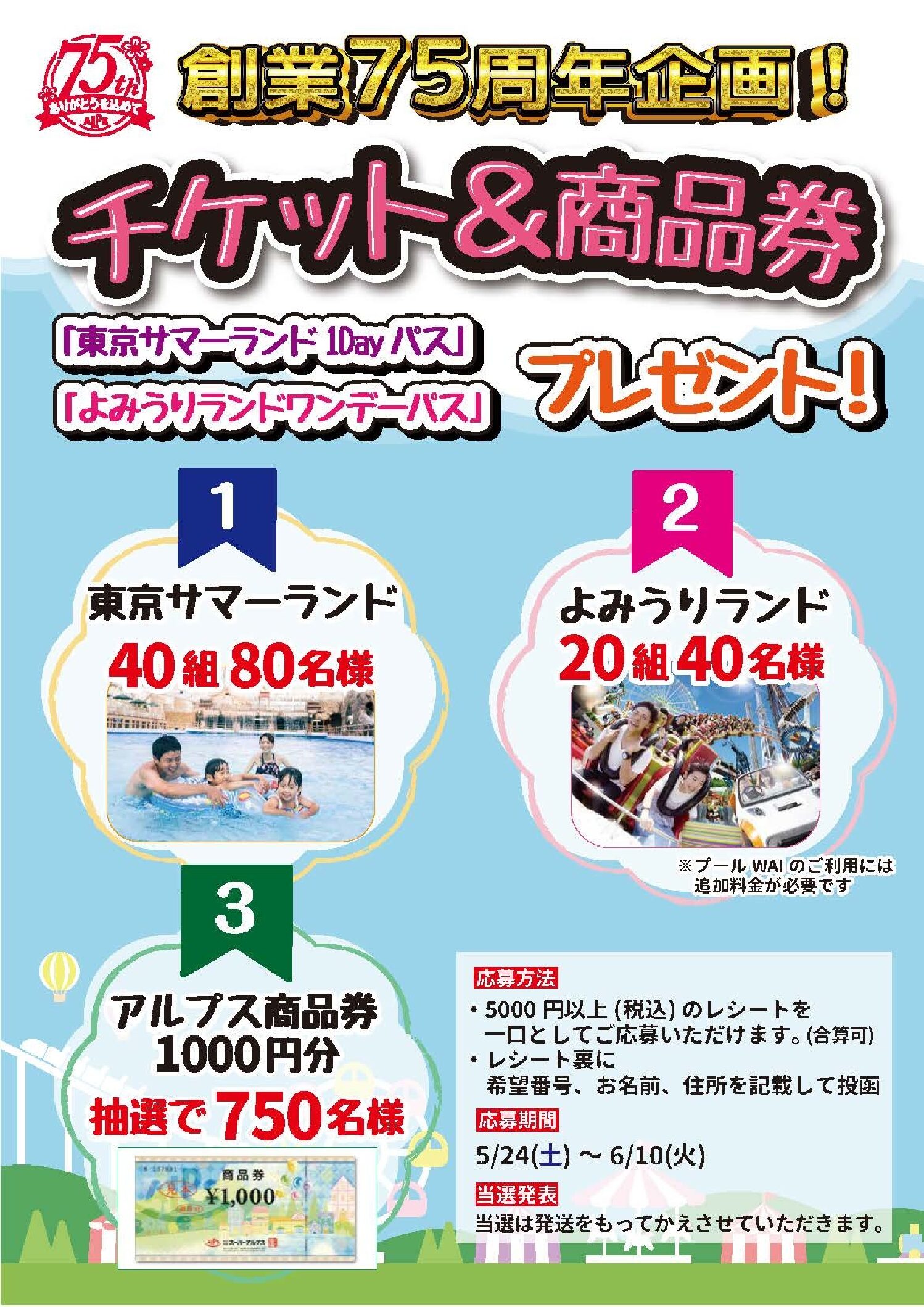 チケット＆商品券プレゼントキャンペーン