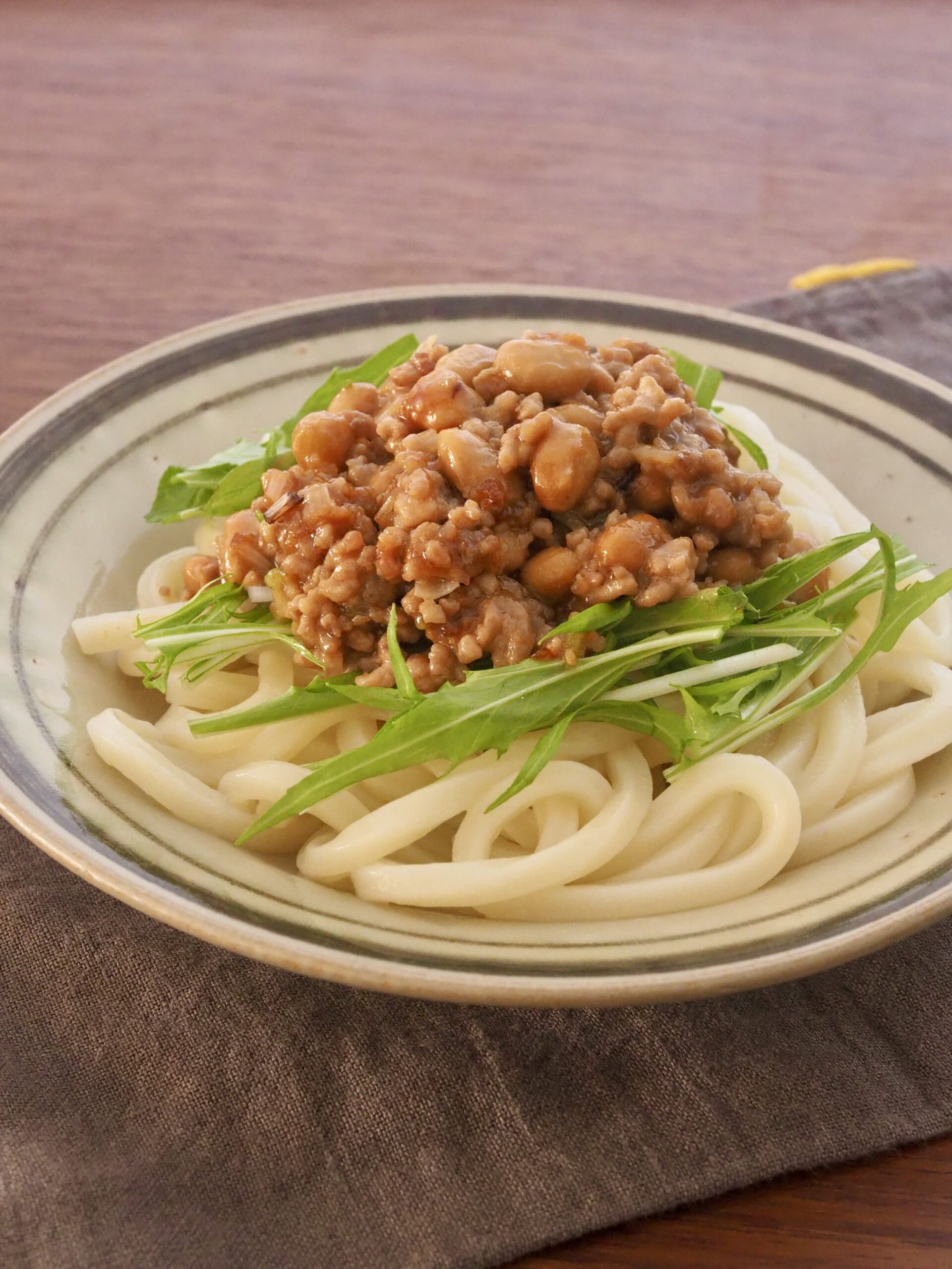 納豆そぼろうどん