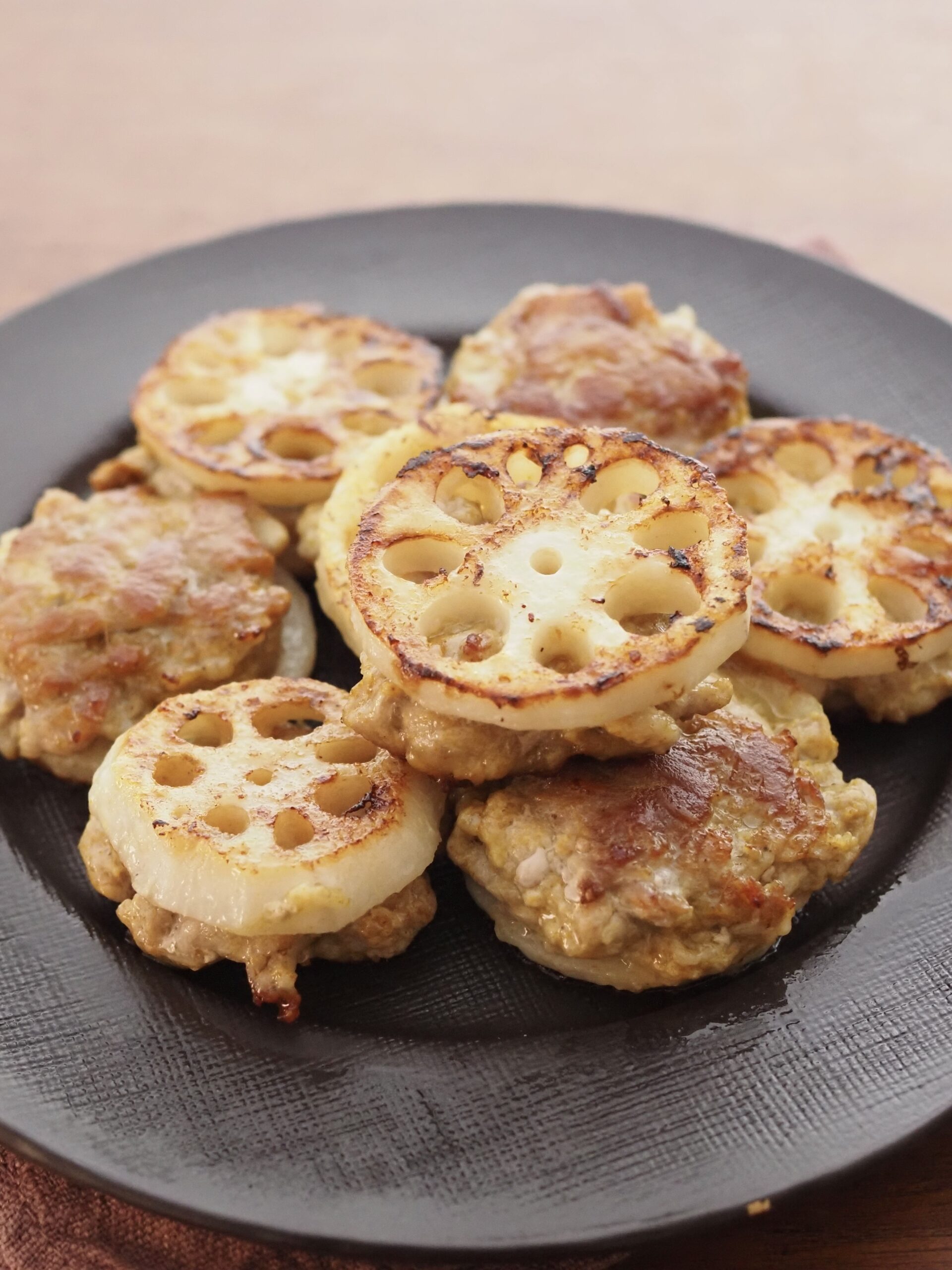 豚のカレーシャキシャキれんこん焼き
