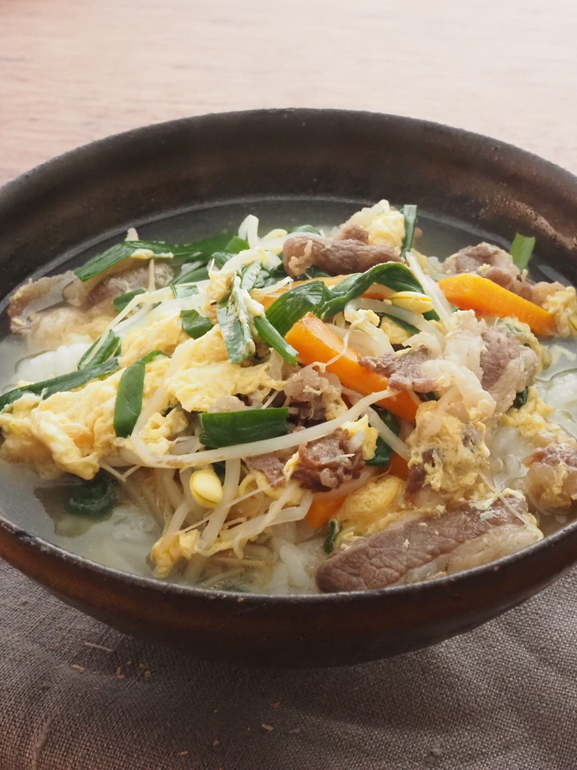 1品で大満足！野菜たっぷりクッパ