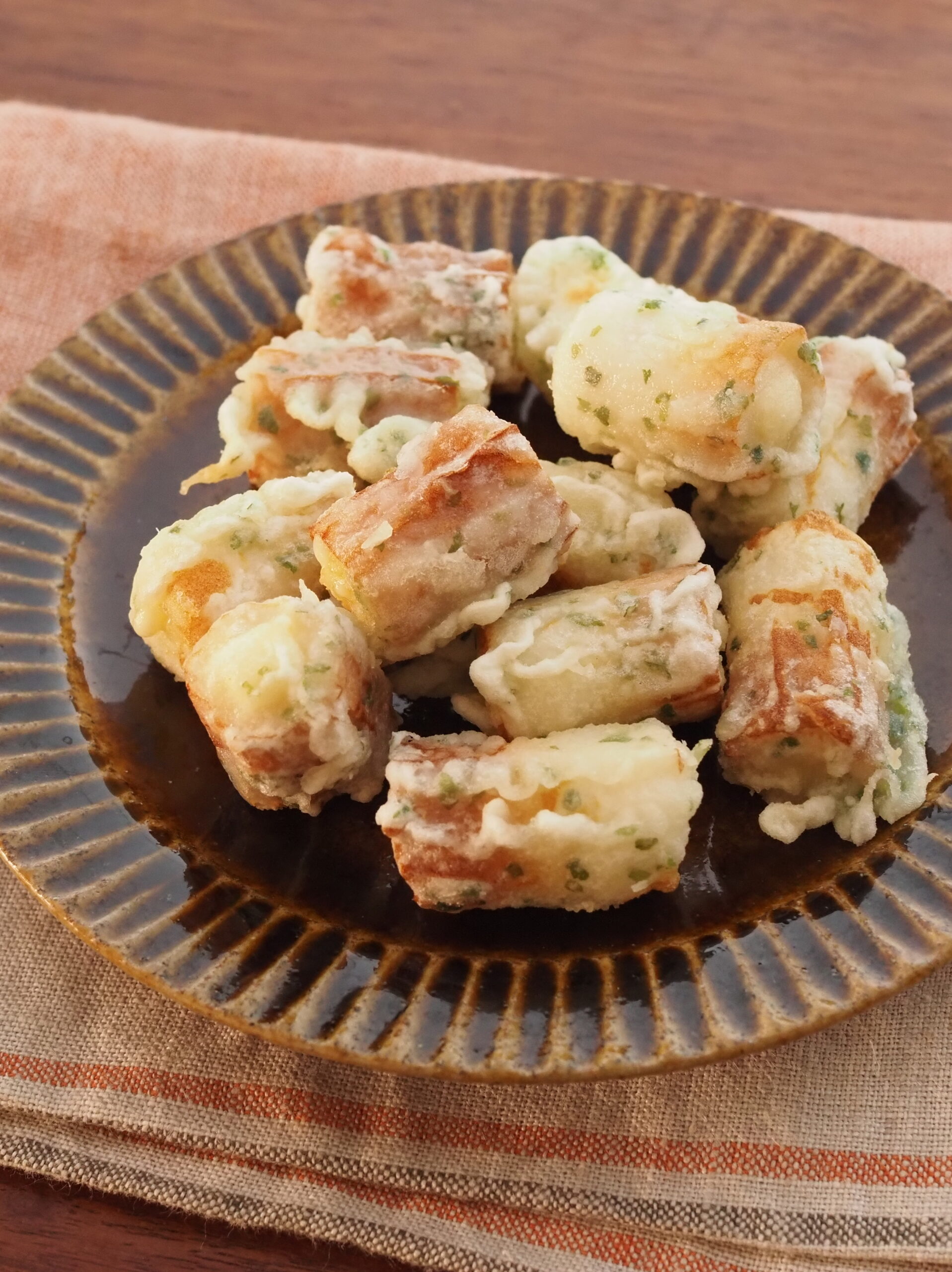 ちくわのチーズ磯辺揚げ