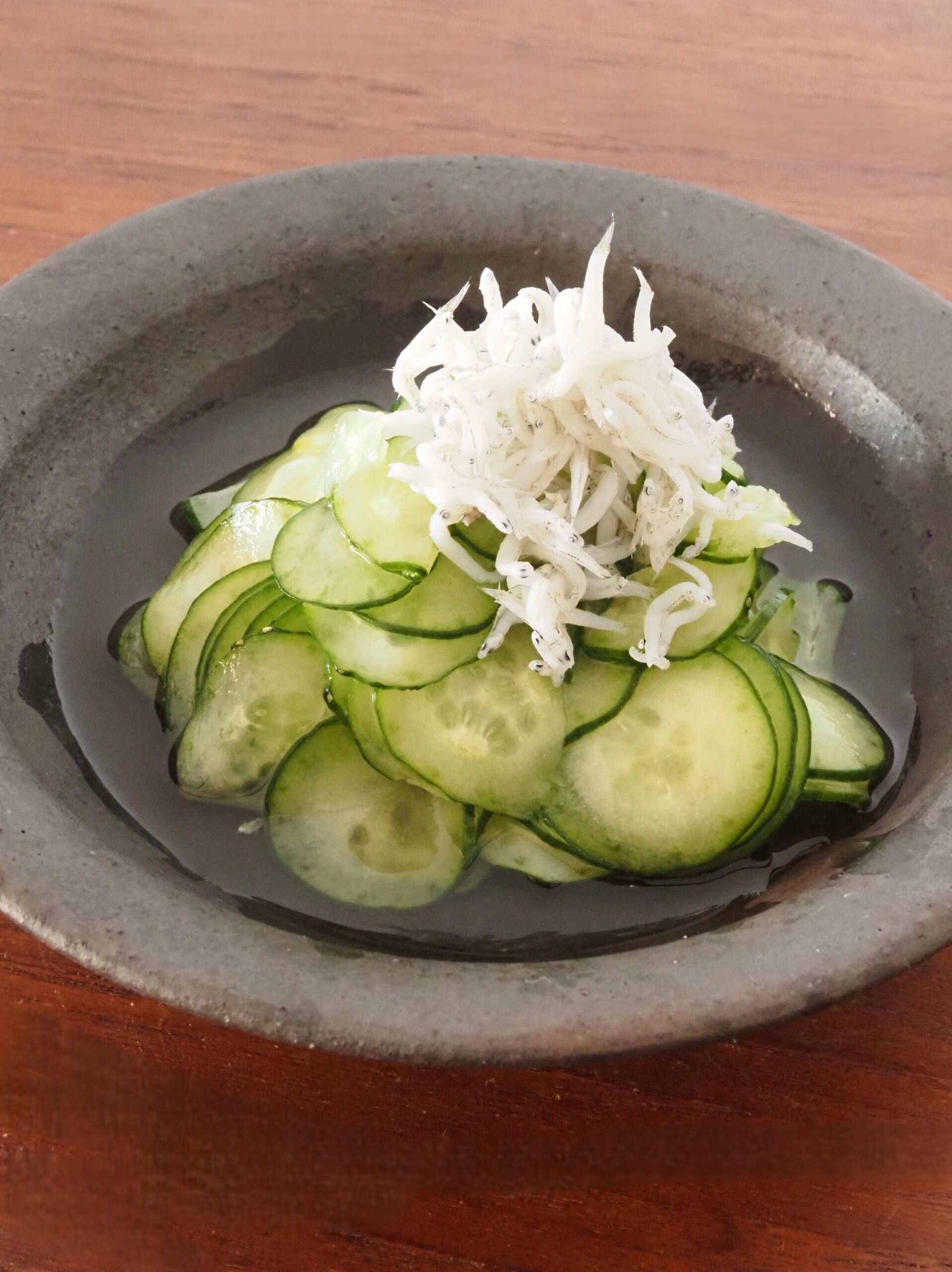 しらすときゅうりのさっぱり酢の物