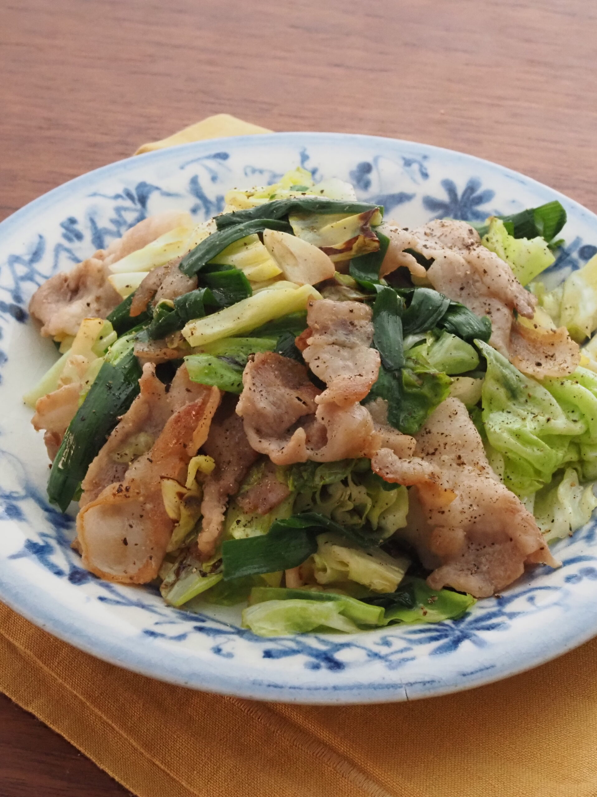 豚とキャベツの塩だれレモン炒め