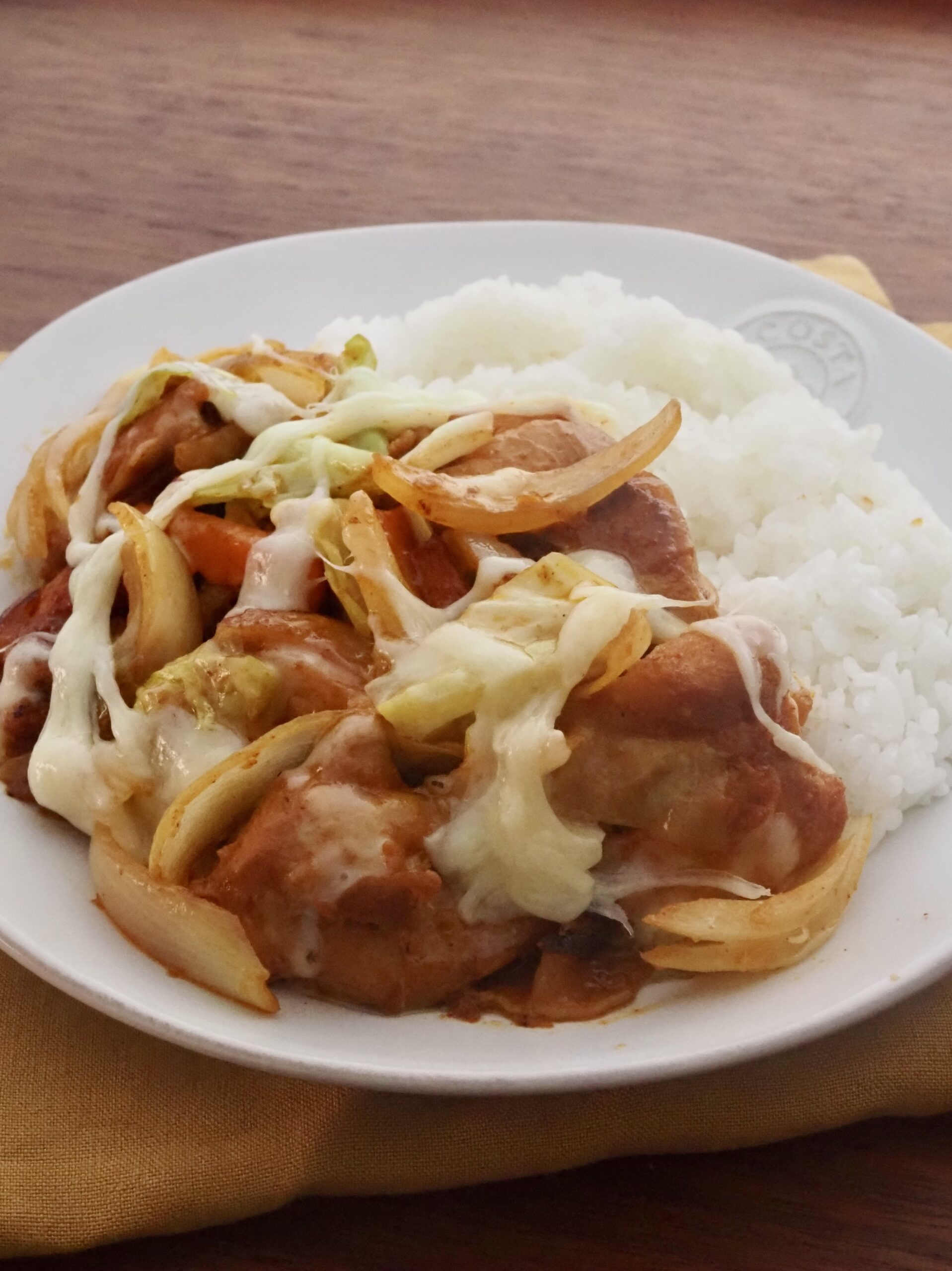 とろけるチーズタッカルビプレート