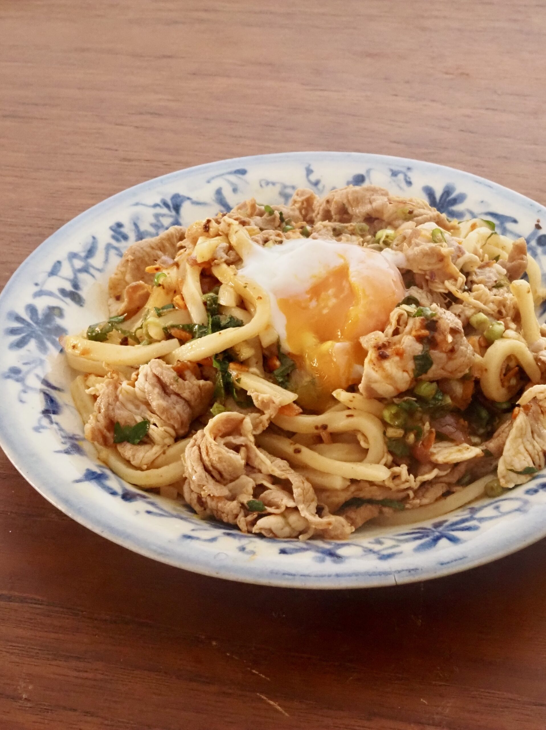 豚しゃぶ香味だれ和えうどん