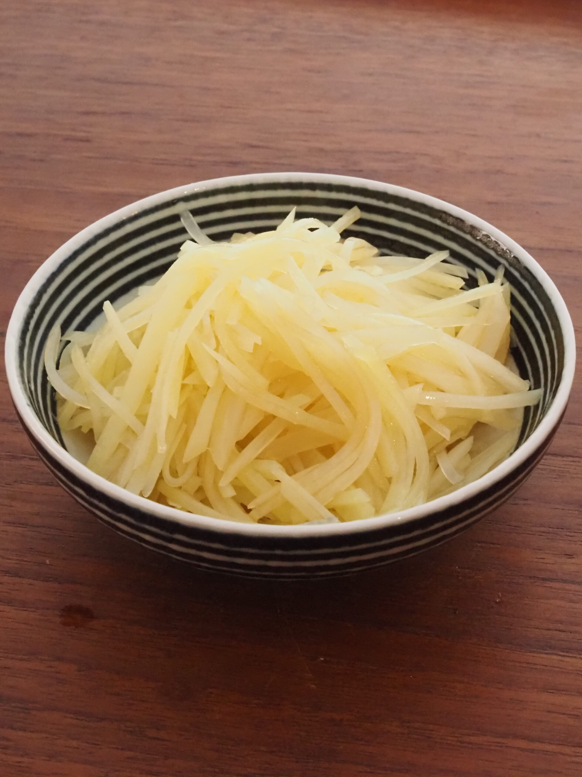 シャキシャキじゃがいものポン酢和え