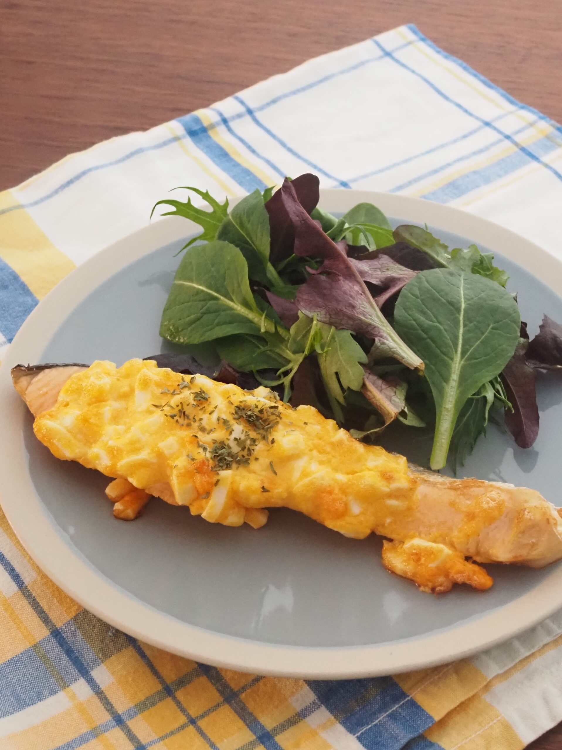 鮭のタルタルソース焼き