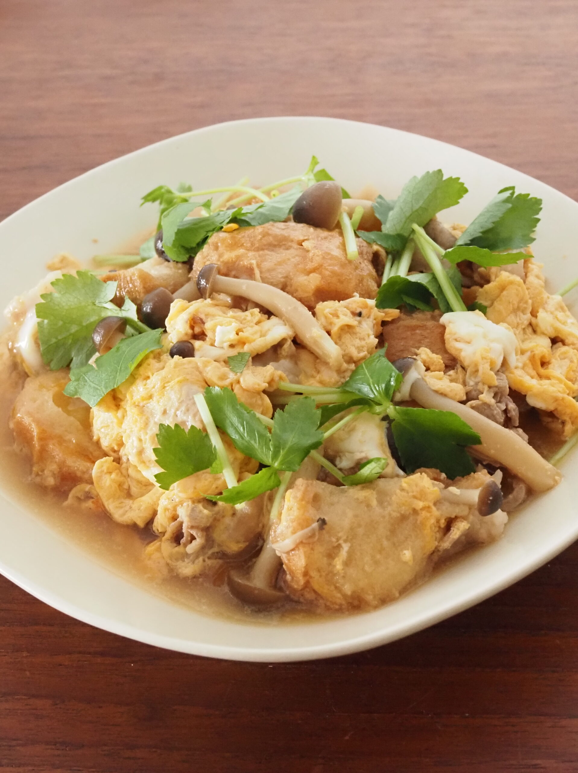 しみしみお麩の卵とじ